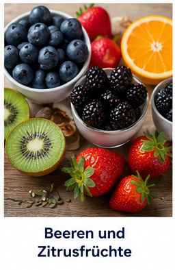 Beeren und Zitrusfrüchte